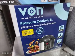 Von Electric Pressure Cooker 6litres Vscp60mmx