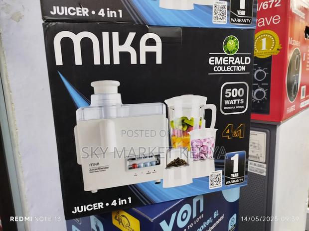 Mika Juicer, 4 in 1, 500w, White - thumbnail 2