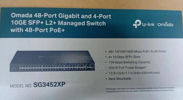 Tp-Link Tl-Sg3452xp Gigabit Managed Switch 48-Port Poe+ - main view