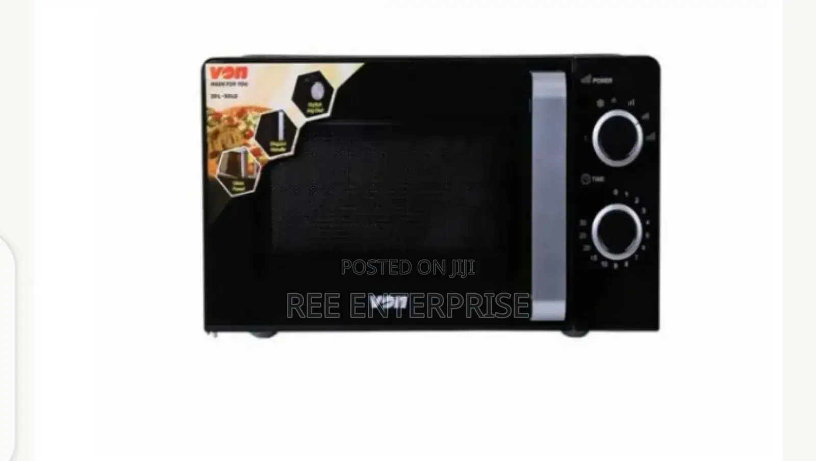 Glass Front Panel Von Manual 20 Litres Microwave