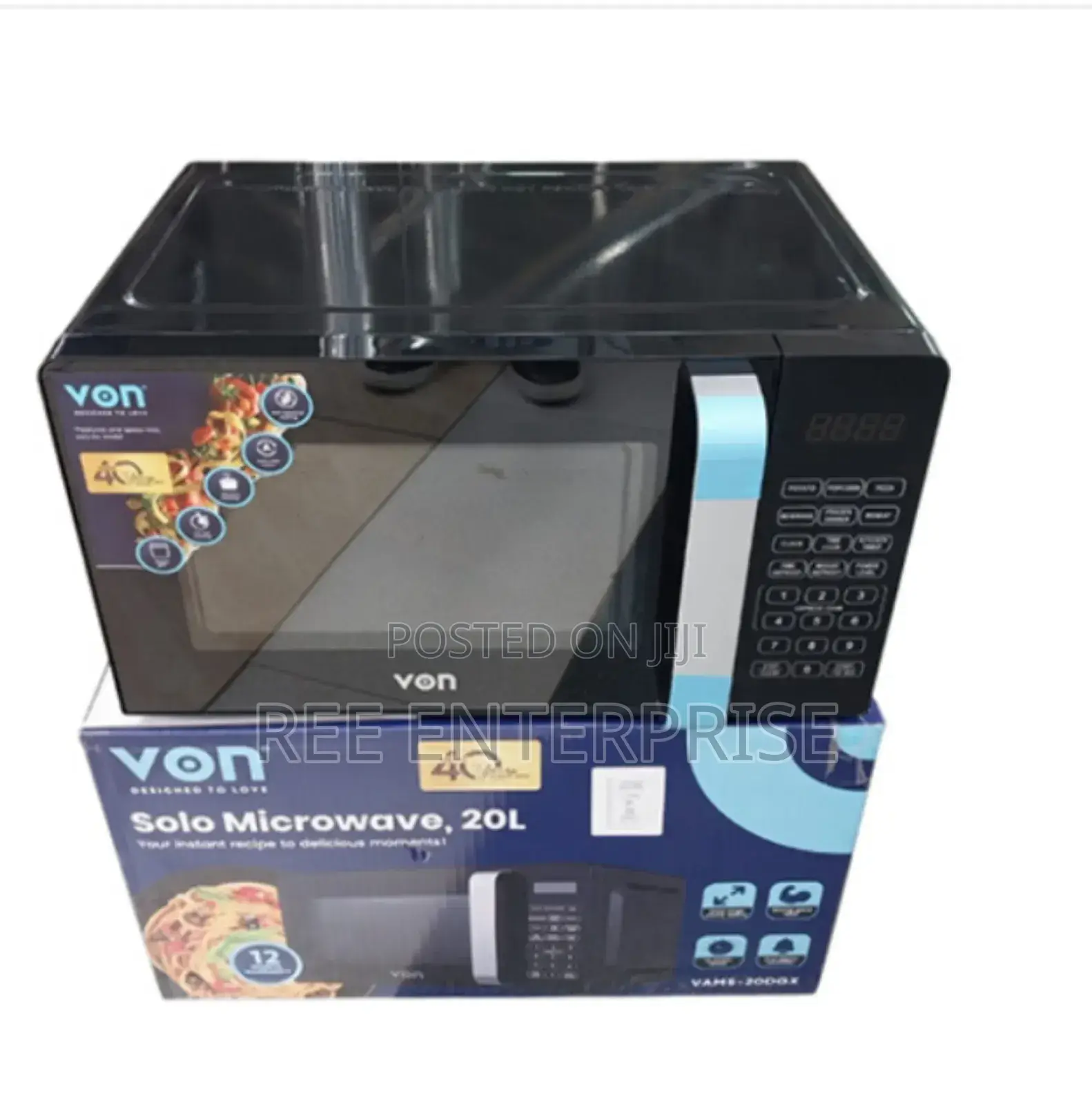 Compact Design Von Digital 20 Litres Microwave
