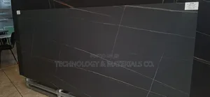 Kitchen Counter-Black With Gold Stripes -2.6*1.2m