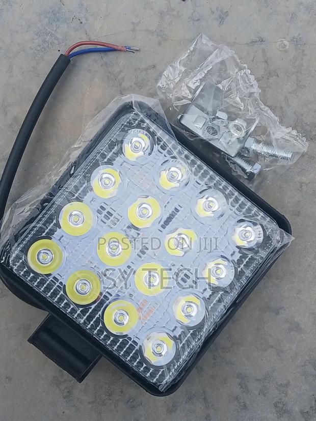 Vehicle Square 48 Watts Led Spotlight Headlights - main view