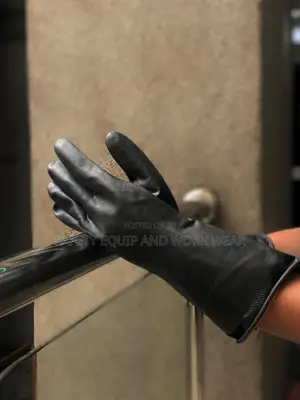 Rubber Gloves (Sun) – Waterproof For Industrial Use