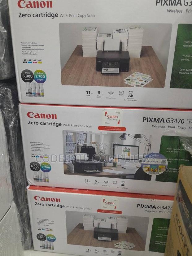 Canon Pixma G3470 Inkjet A4 4800 X 1200 Dpi 11 Ppm Wi-fi