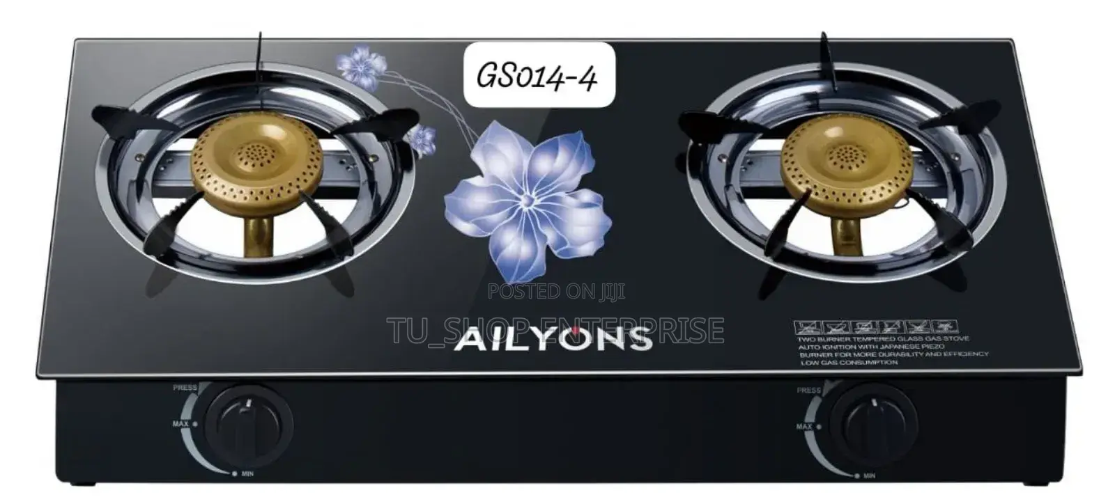 Ailyons 2 Burner Glass Top Cooker