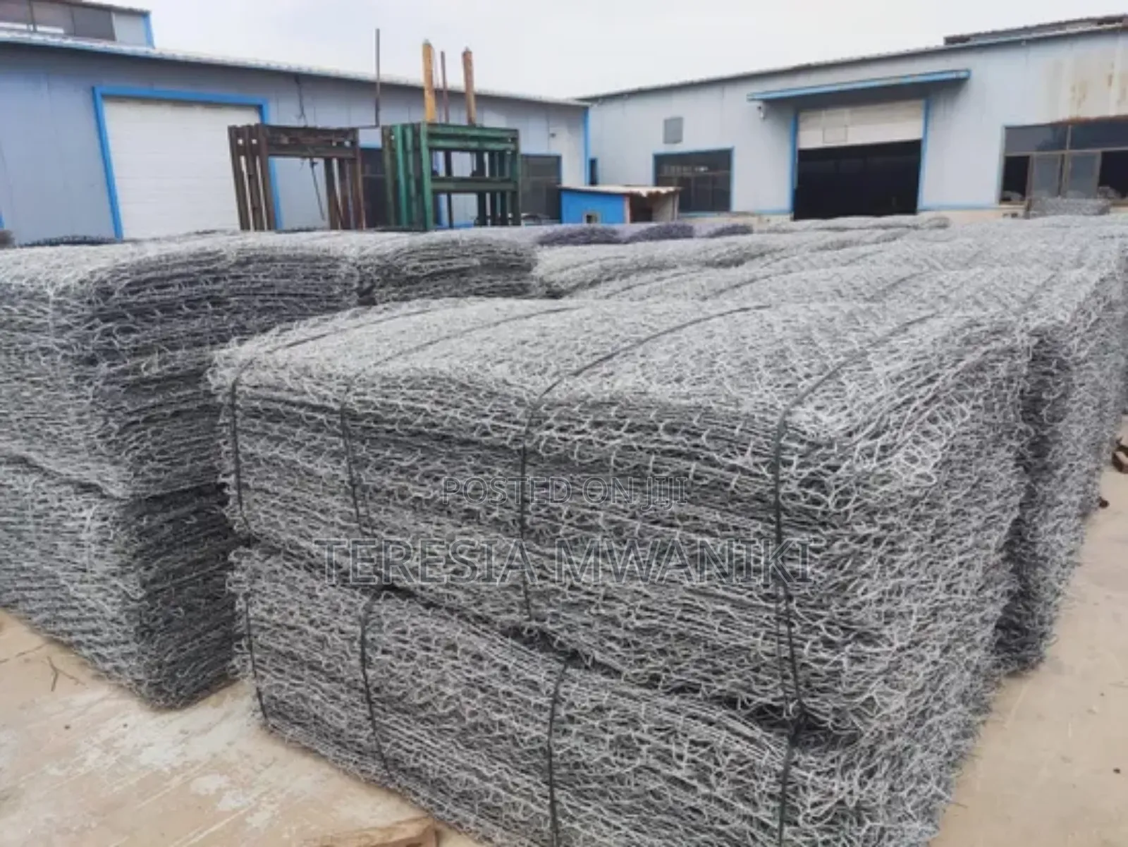 Construction Wire Netting Galvanised Woven Gabion Boxes