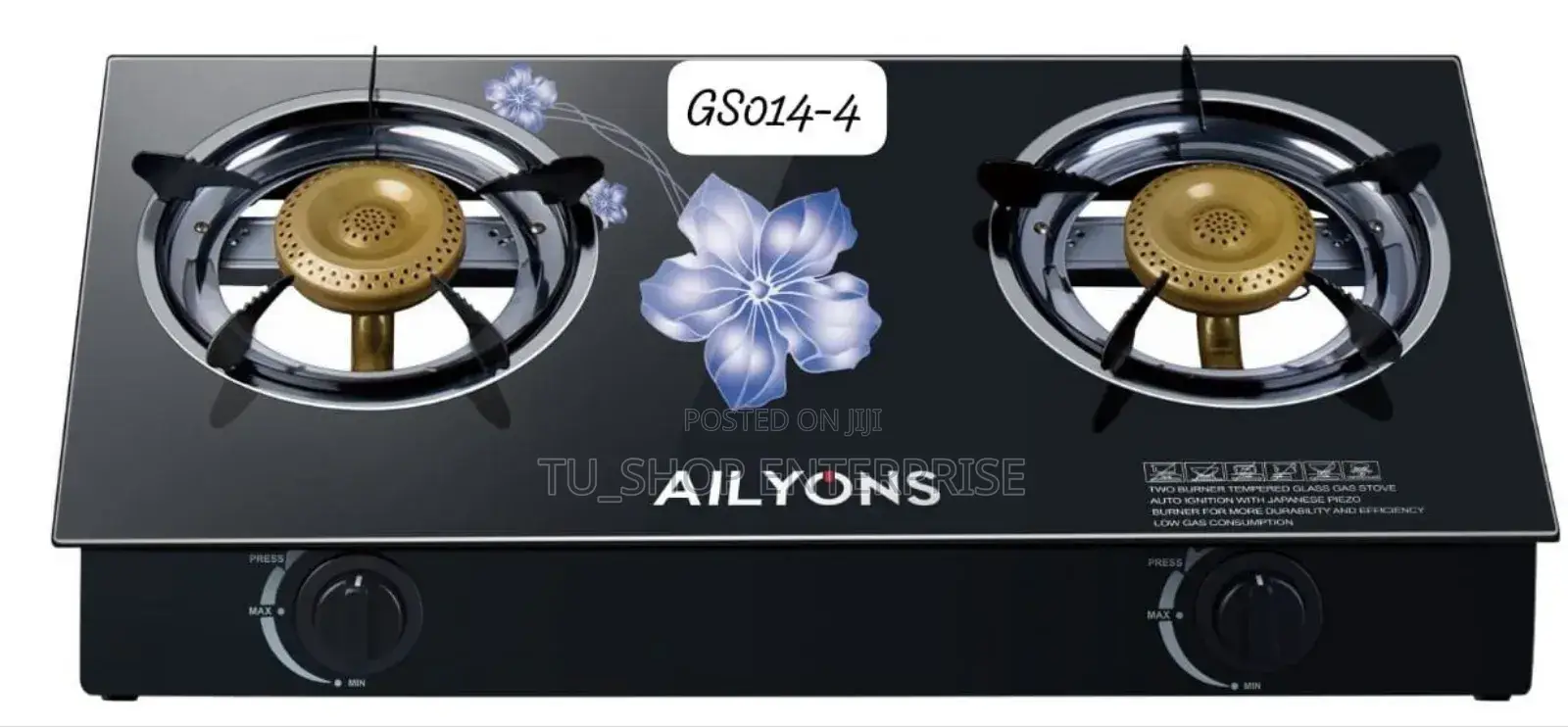 Cooker!!Cooker!!Ailyons 2 Burner Glass Top