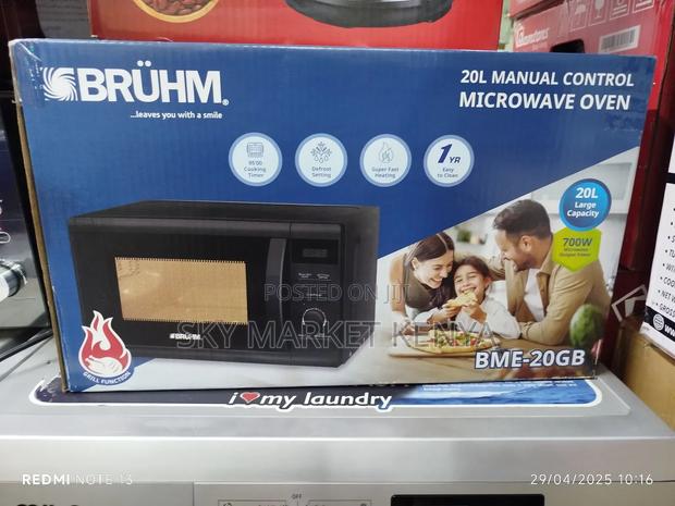Bruhm 20l Solo Grill Microwave Oven - main view