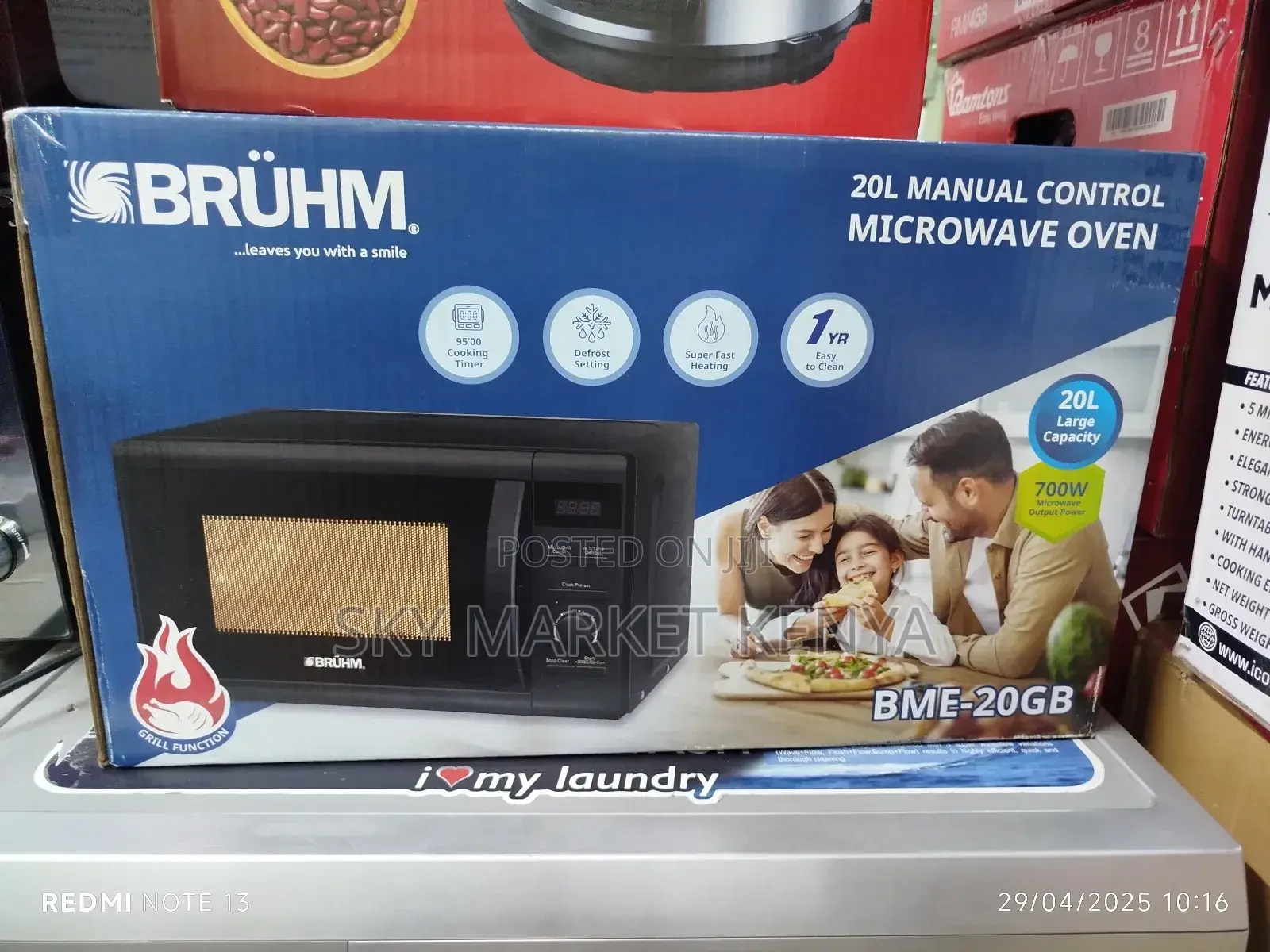 Bruhm 20l Solo Grill Microwave Oven