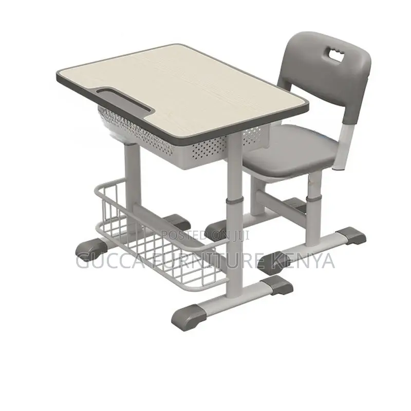 Kid's Furniture:Light Blue Kids Computer Desk With Chair