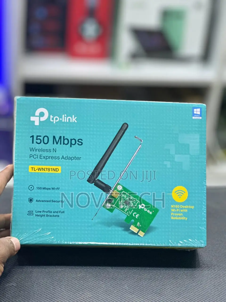 Tp-Link N150 Wireless Pci-Express Adapter (Tl-Wn781nd)