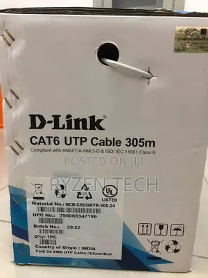D-Link Cat6 Utp 305m Cable Roll