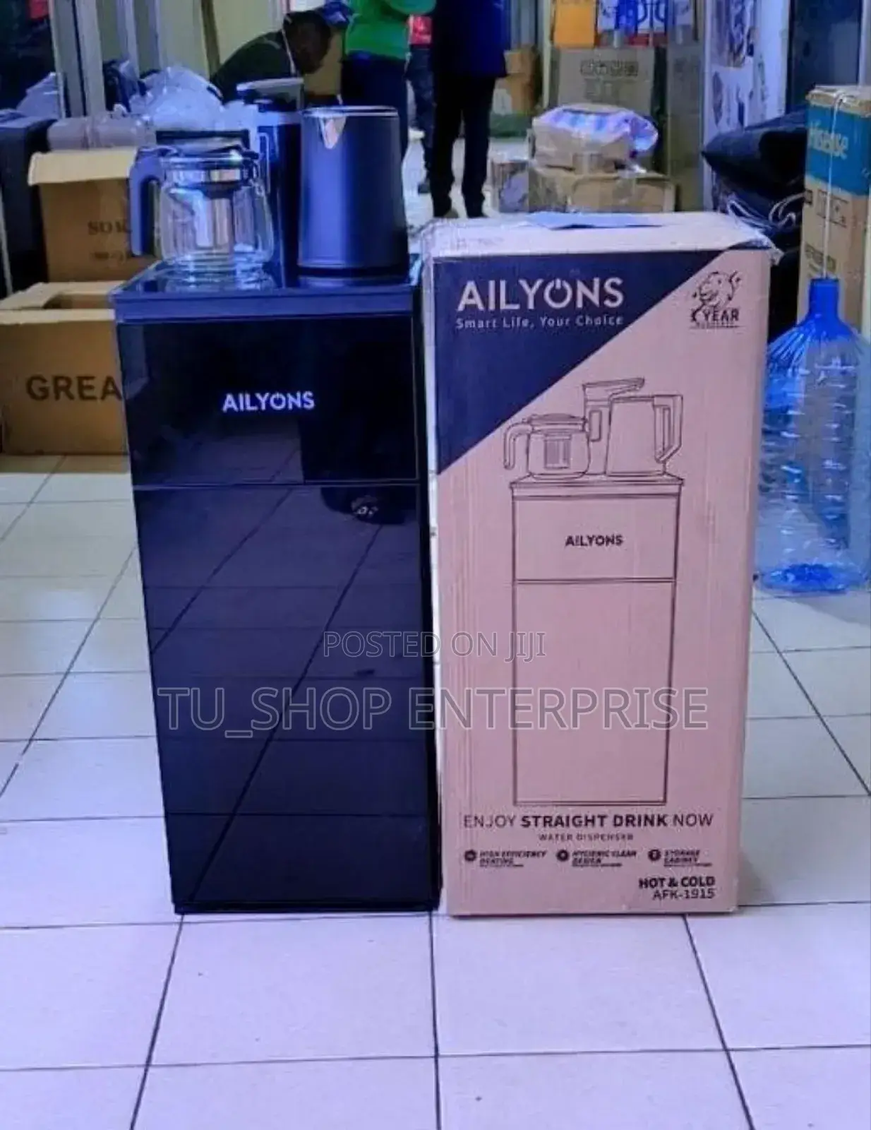 Ailyons Hot and Cold Bottom Load Water Dispenser !!