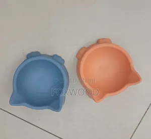Pet Food Bowls, Likely for Cats or Small Dogs,