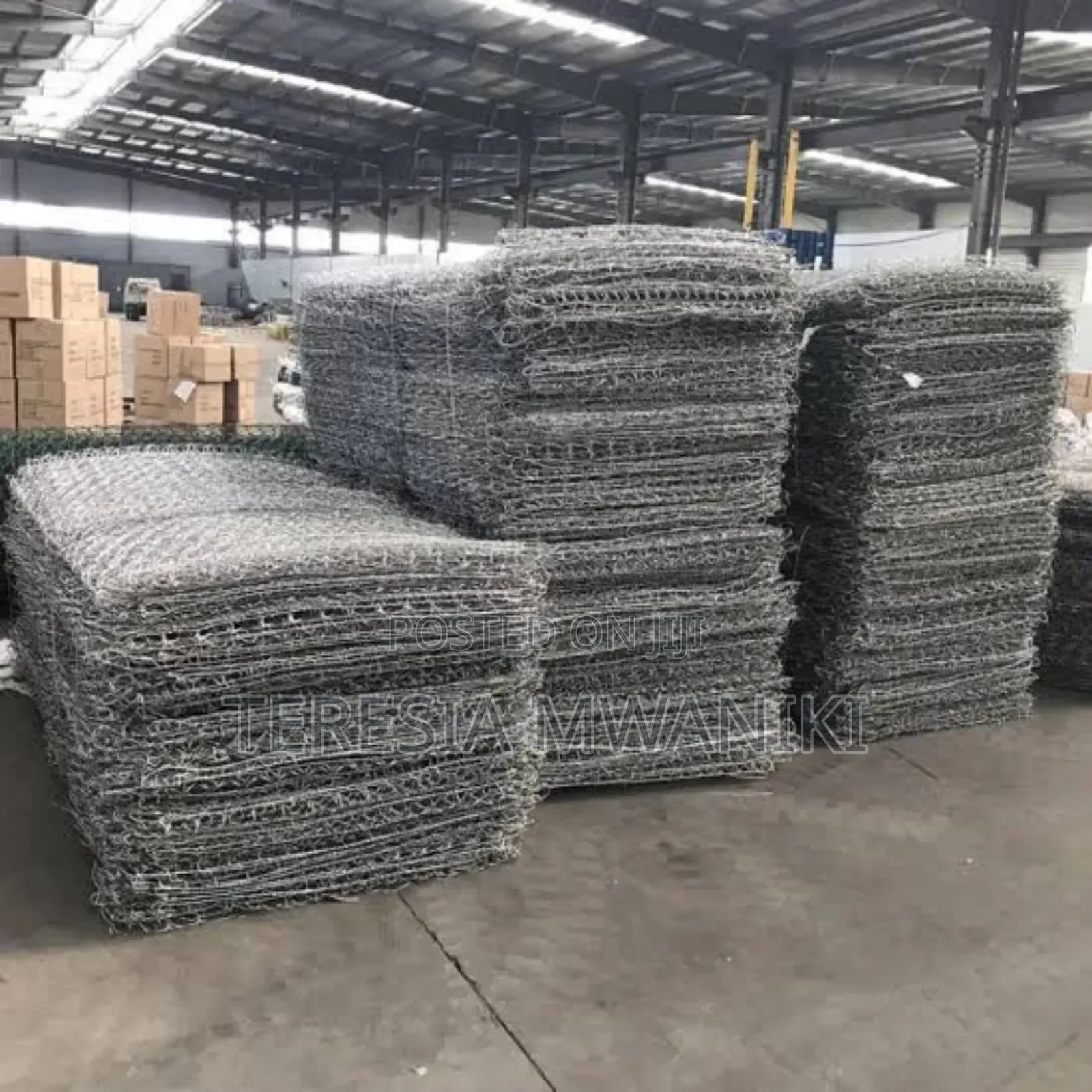 Wall Gabion Boxes 2m ×1m×1m ( Gabion Cages)