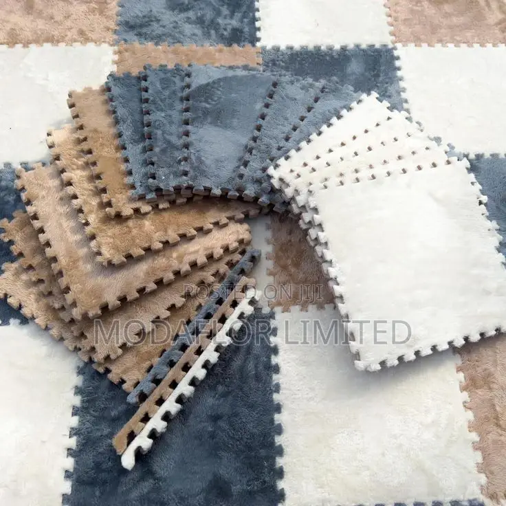 High Style. Low Maintenance. Plush Interlocking Mats