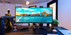 Lenovo Legion R34w-30 34" Wqhd Curved Gaming Monitor