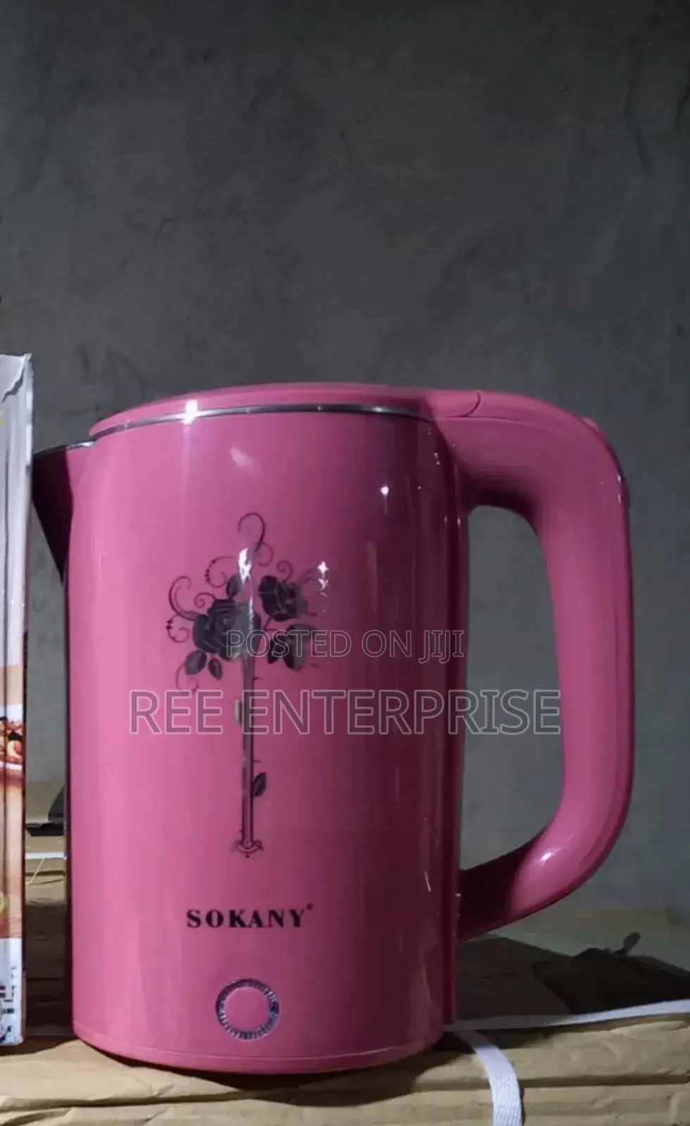 Sokany Electric Kettle 2.5ltrs Plastic Coated