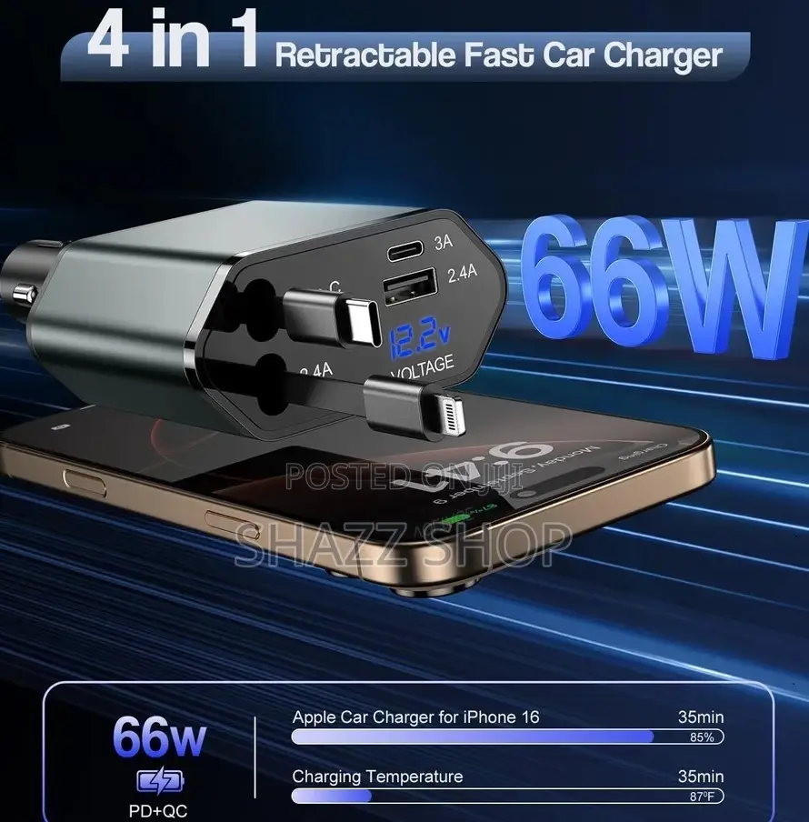 Retractable Car Charger