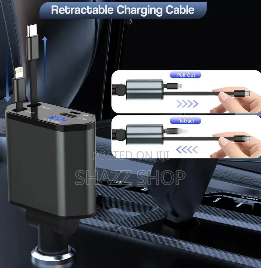 Retractable Car Charger