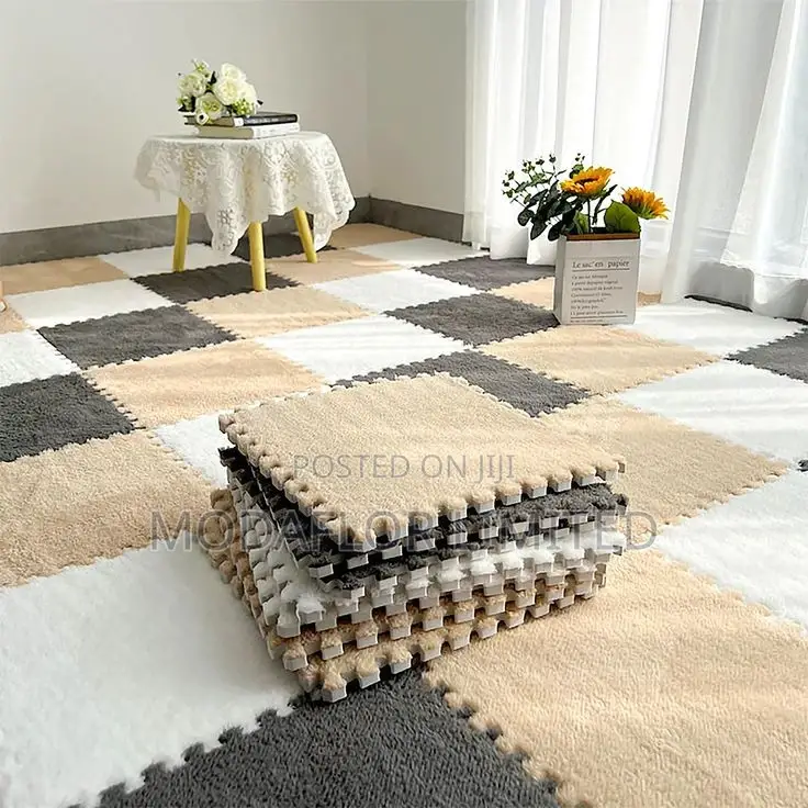 Light, Airy, Beautiful Plush Interlocking Mats