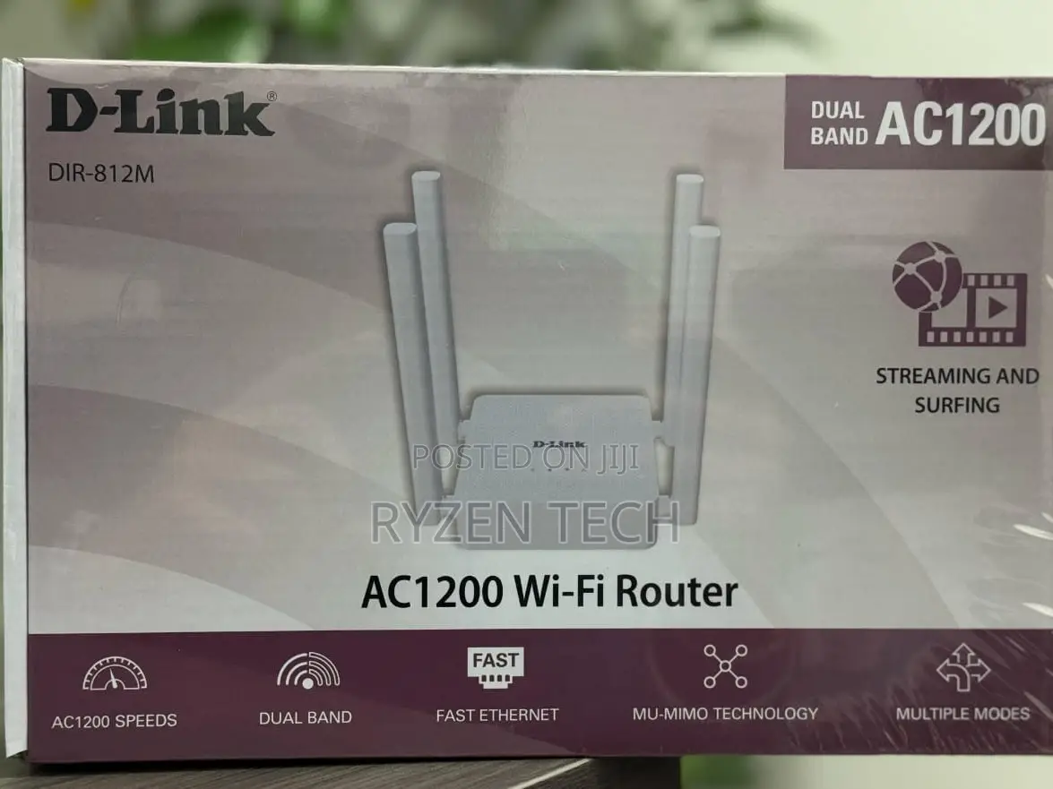 D-Link Ac1200 Dual Band Wi-Fi 5 Router