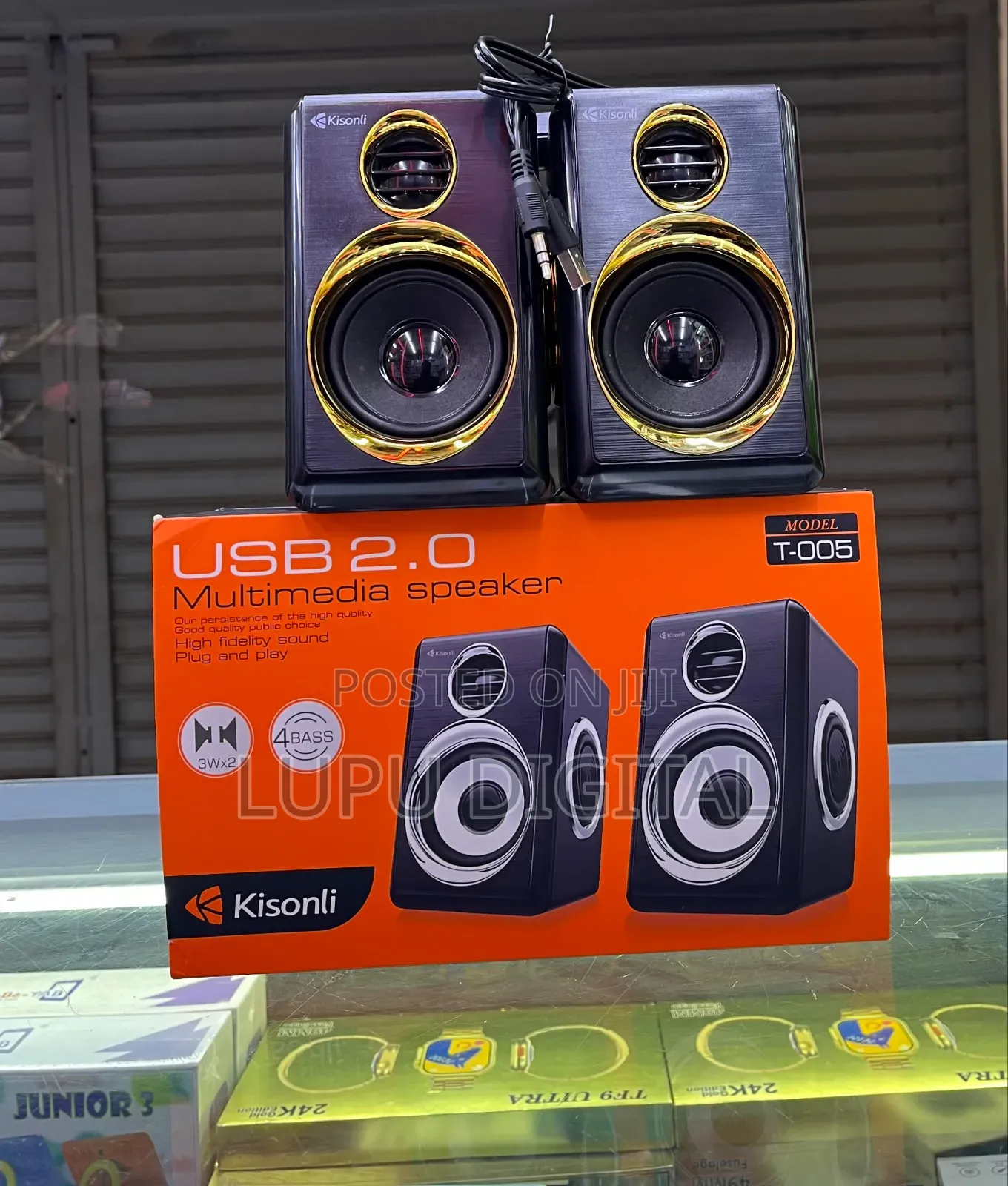 Kisonli Desktop, Laptop Speakers T-005