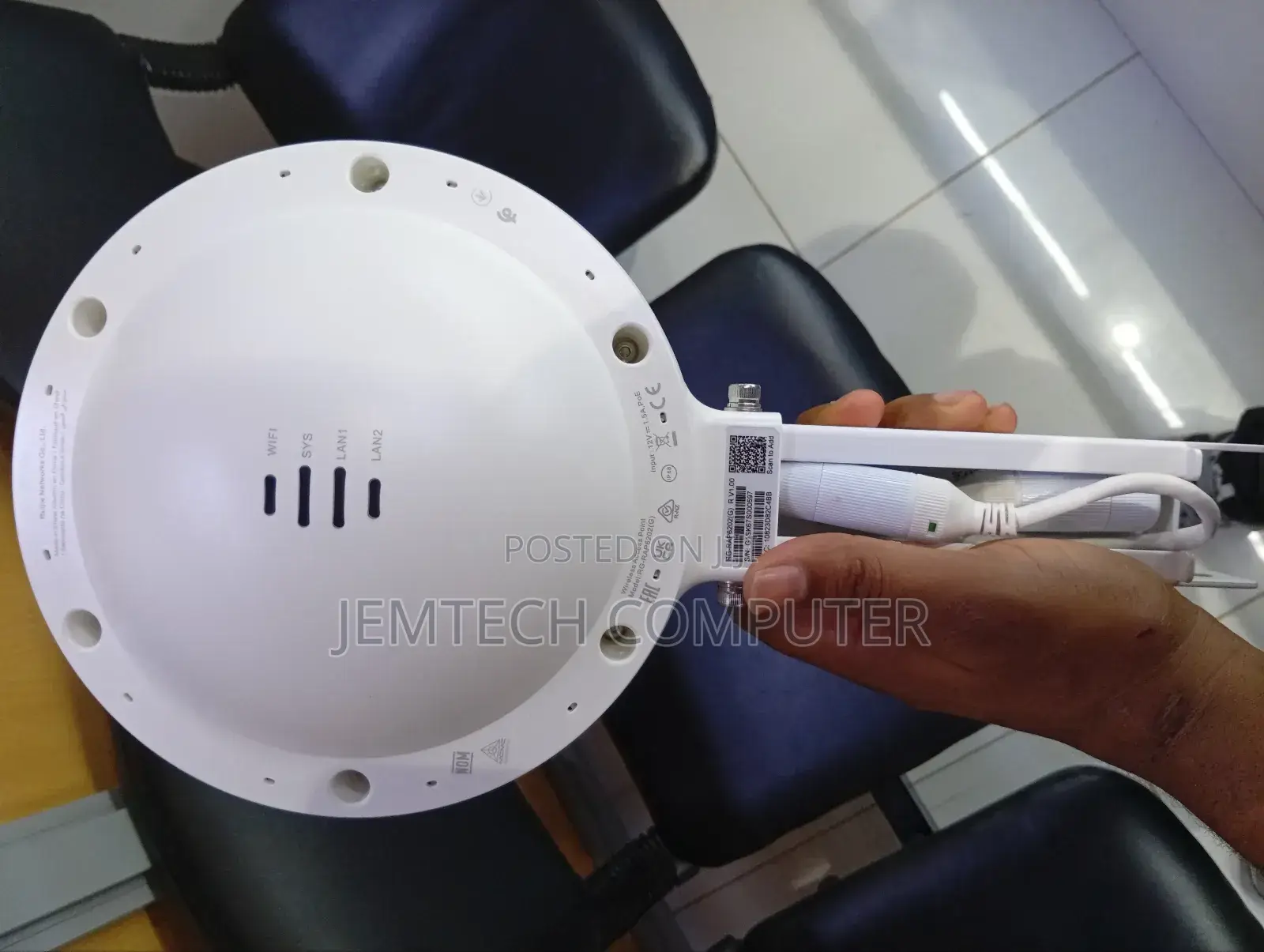 Rg-Rap6202(G) Ac1300 Outdoor Omni-Directional Access Point