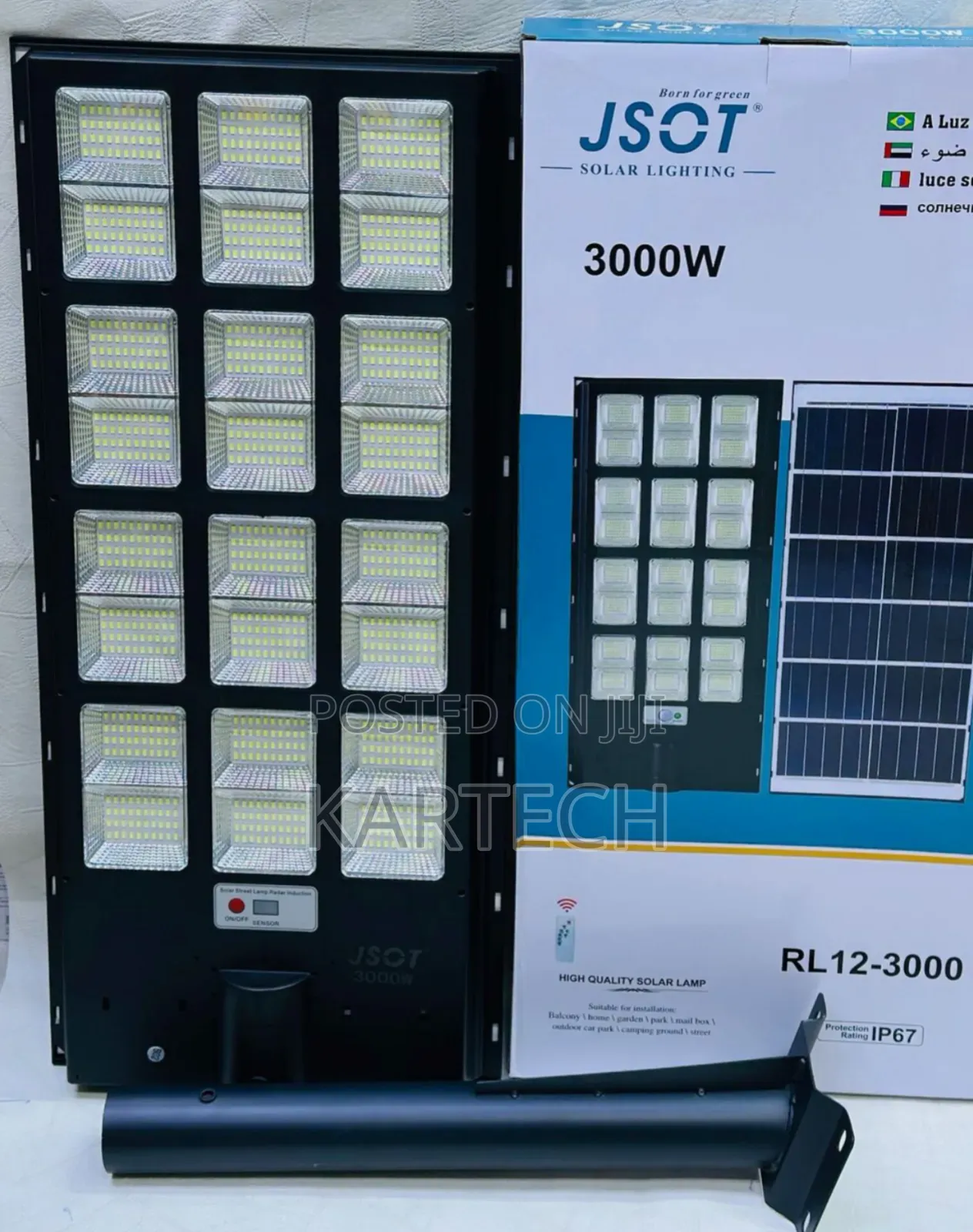 Jsot Rl12-3000 Solar Led Street Light 3000w