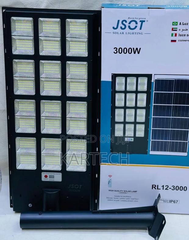 Jsot Rl12-3000 Solar Led Street Light 3000w - main view
