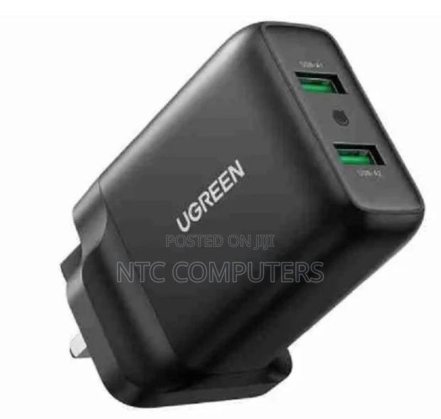 Ugreen Usb Fast Charger Uk (Black)