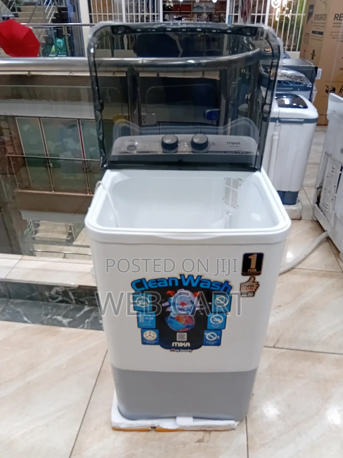 Mika 10kg Single Tub Washing Machine
