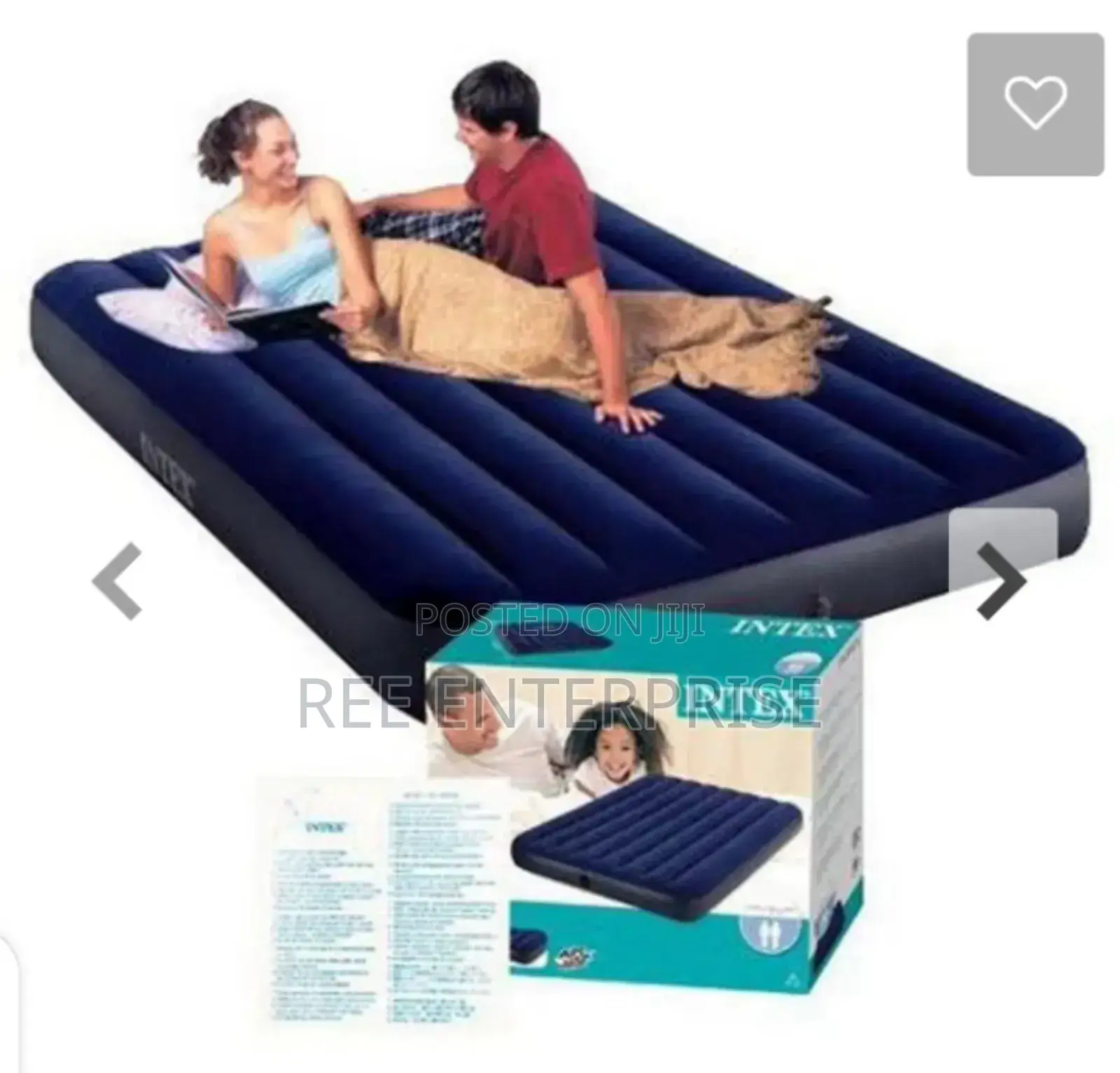 Soft Sleeping Surface Intex Inflatable Mattress
5x6