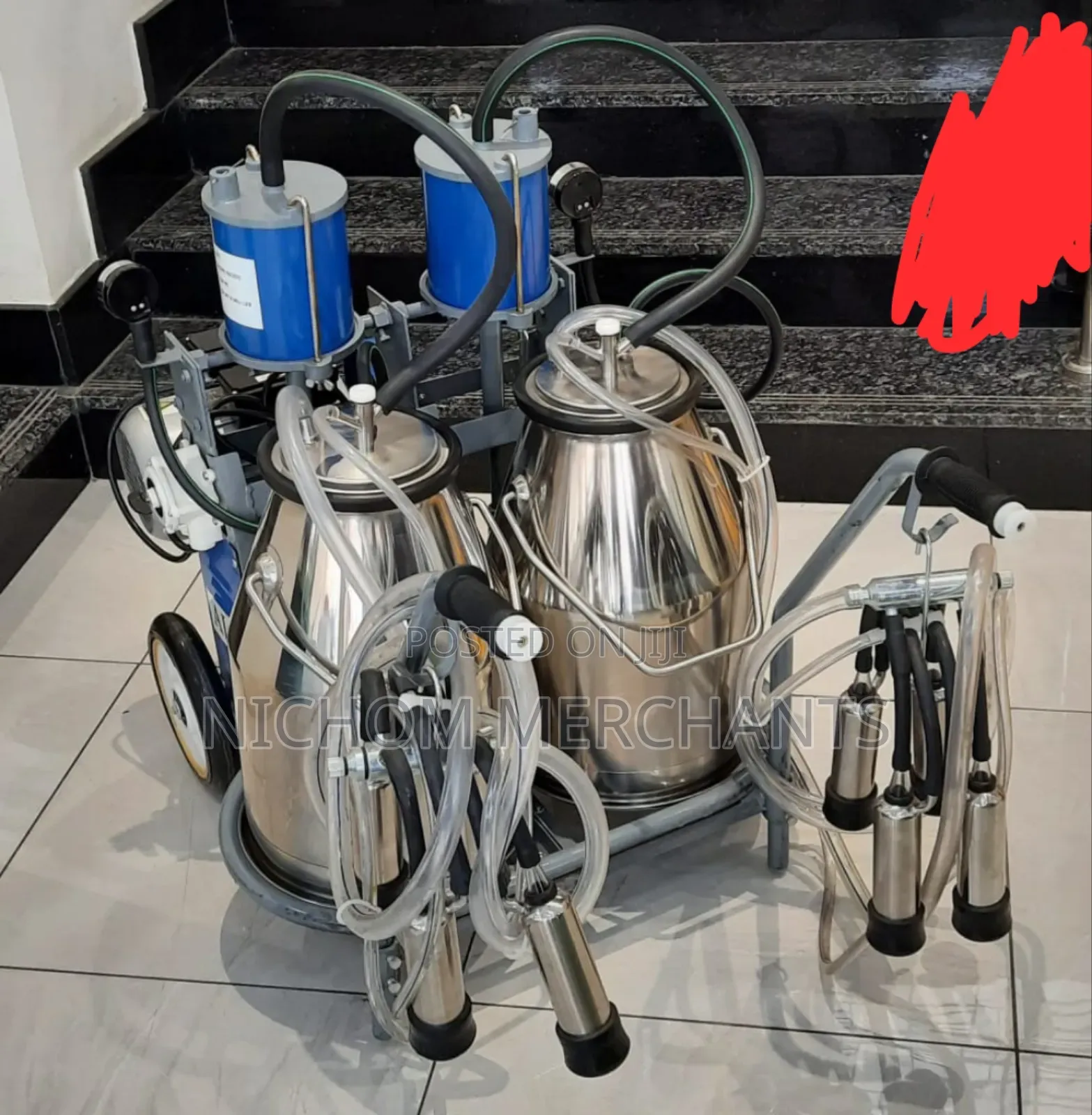 Milano Italia Milking Machine Double Barrel