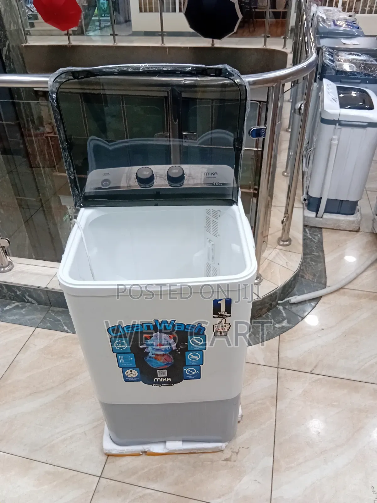 Mika Washing Machine/10kgs Single Tub Top Load