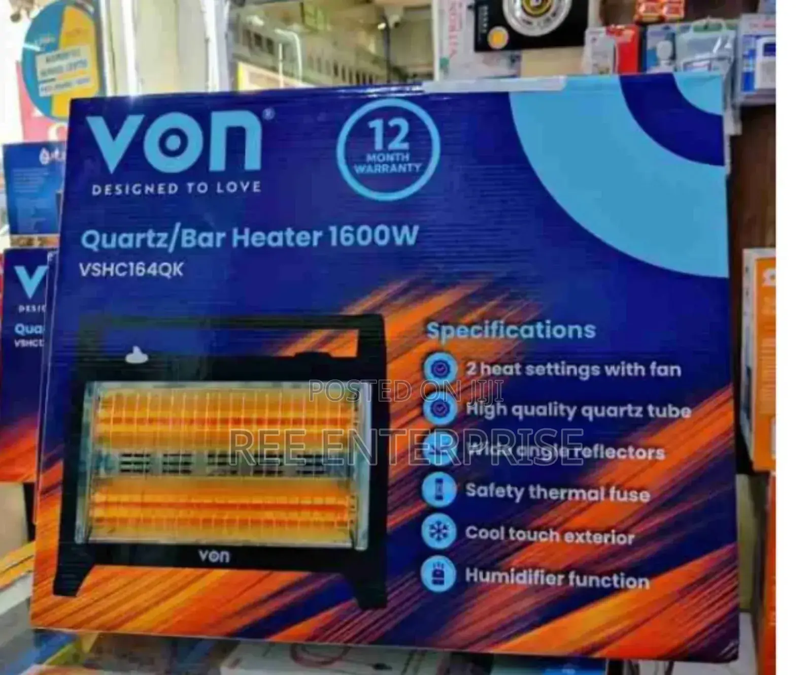 Safety Thermal Fuse Von Quartz Heater 1600w