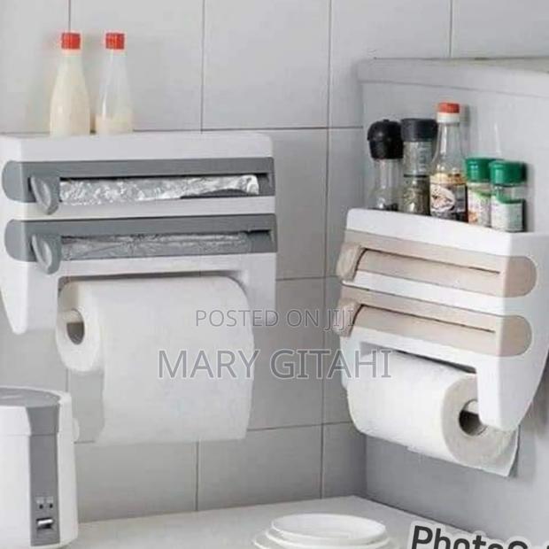 Big Size Tripple Paper Dispenser With Top Shelf