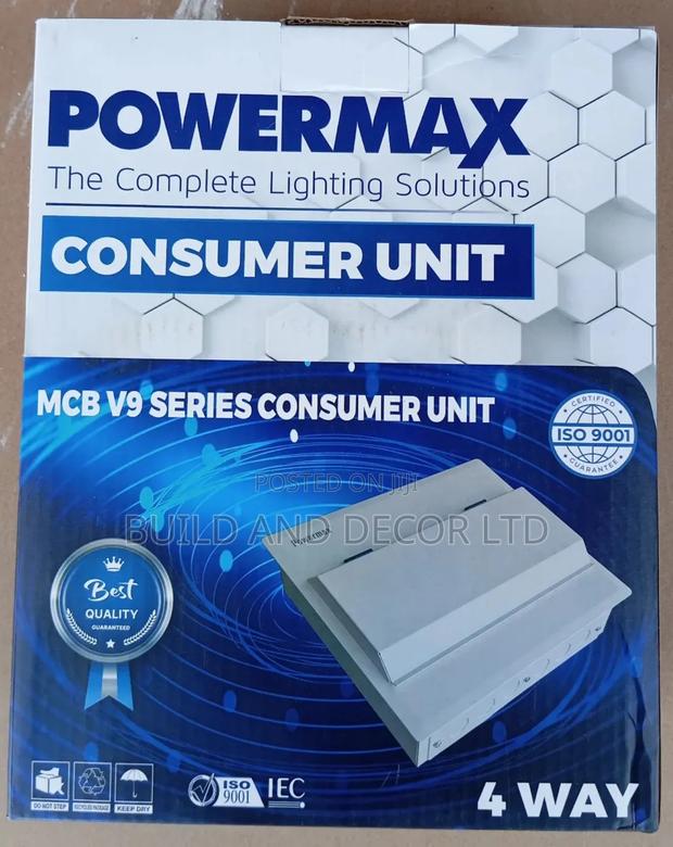 Consumer Unit 4 Way - main view