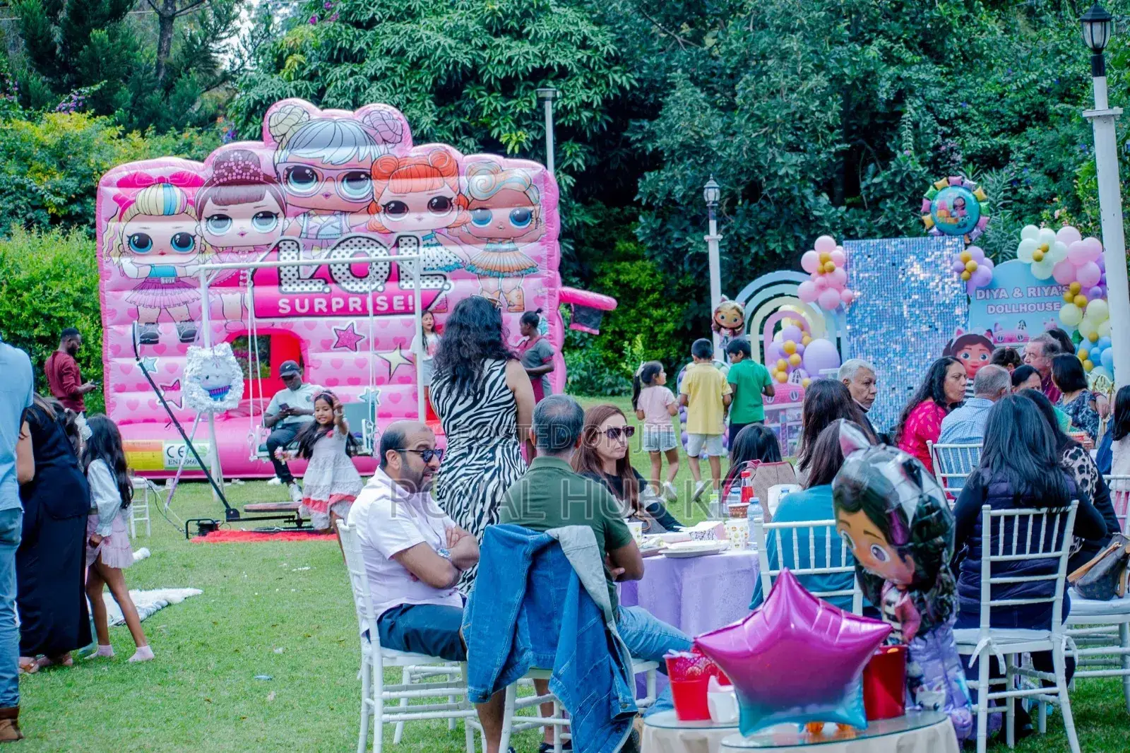 Lol Theme Bouncing Castle Party Set Up
