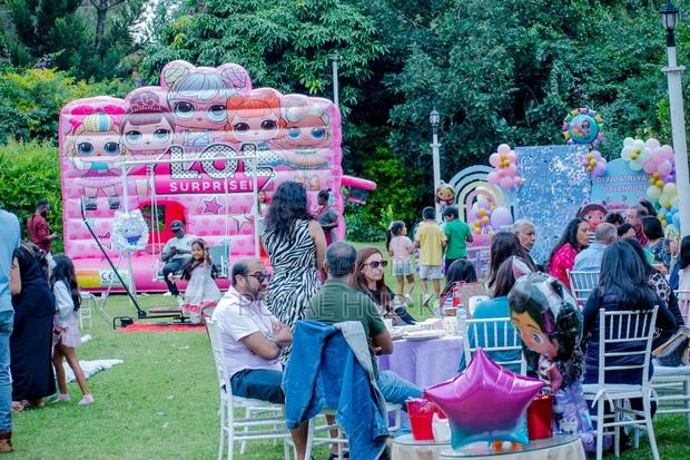 Lol Theme Bouncing Castle Party Set Up