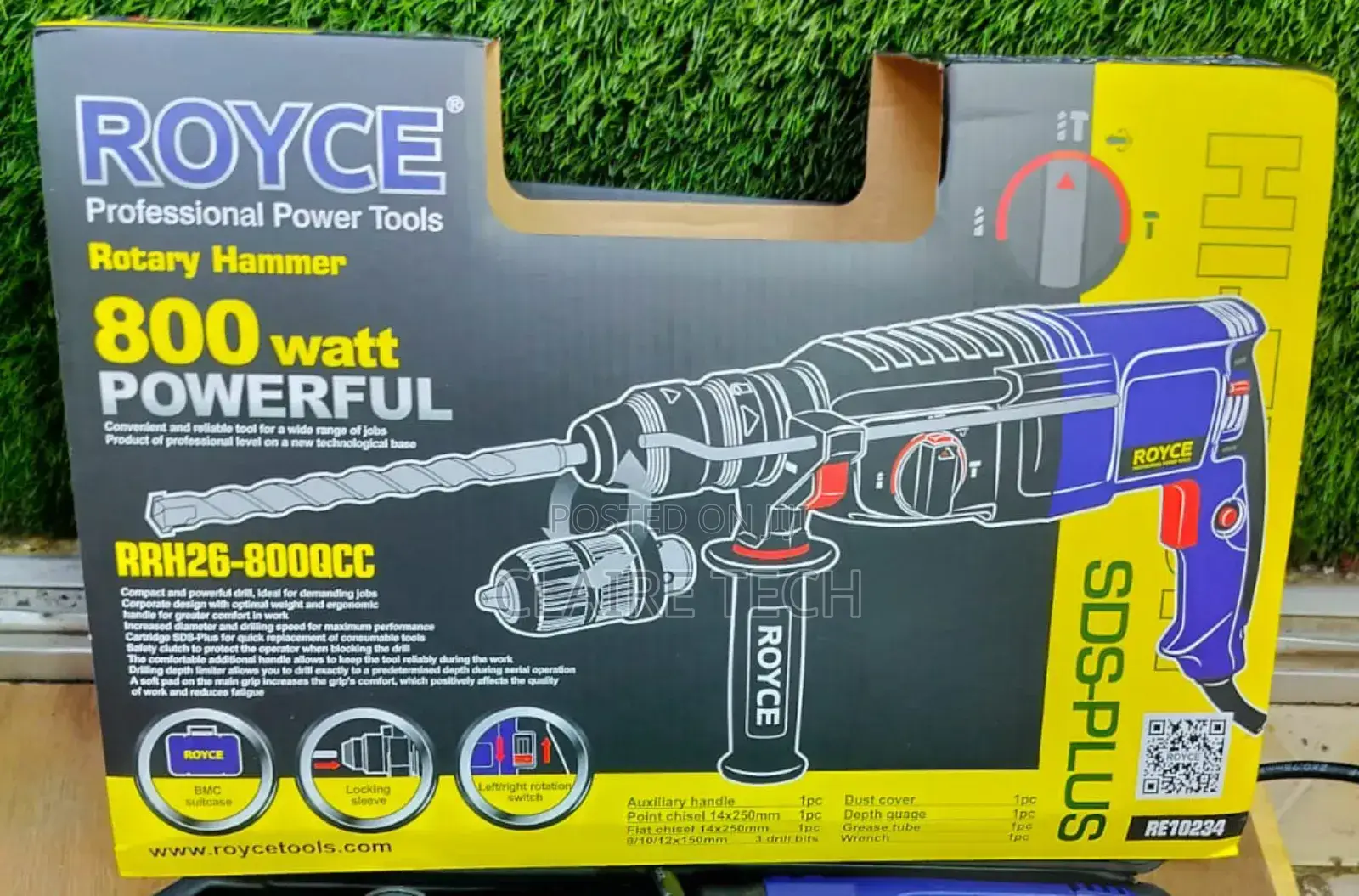 Royce 800w Electric Coded Drill