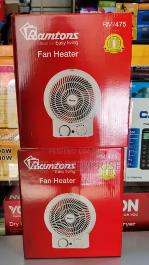 Ramtons Fan Heater Rm475 New Model