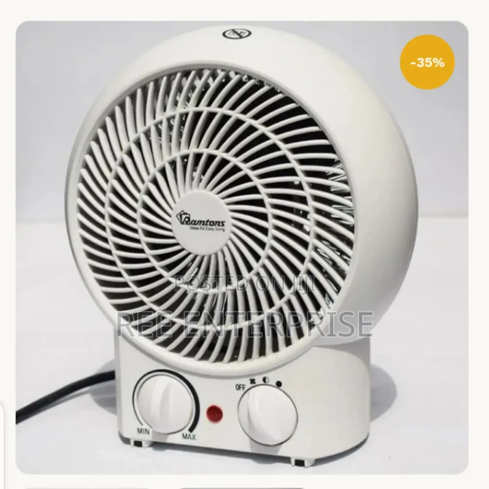 Dual Protector Ramtons Fan Heater Rm475