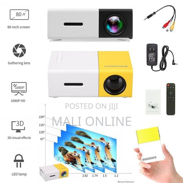 Mini Led Projector Yg300 LCD 1080p Portable Projector