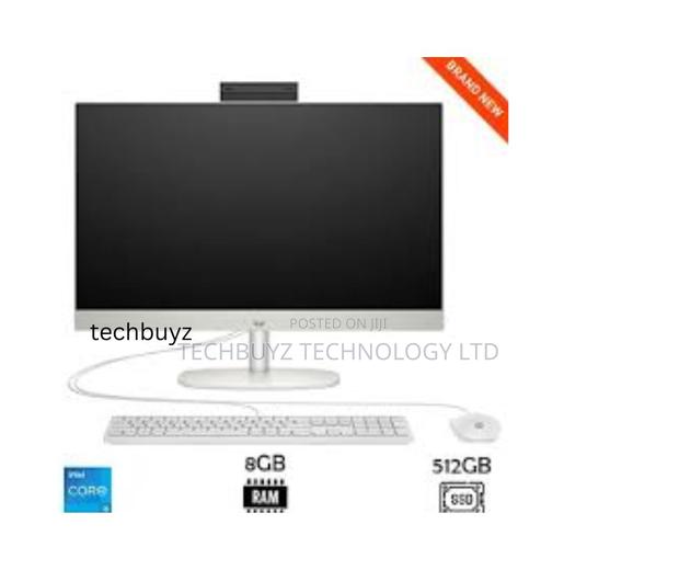 New Desktop Computer HP AiO 24 8GB Intel Core i5 SSD 512GB - main view