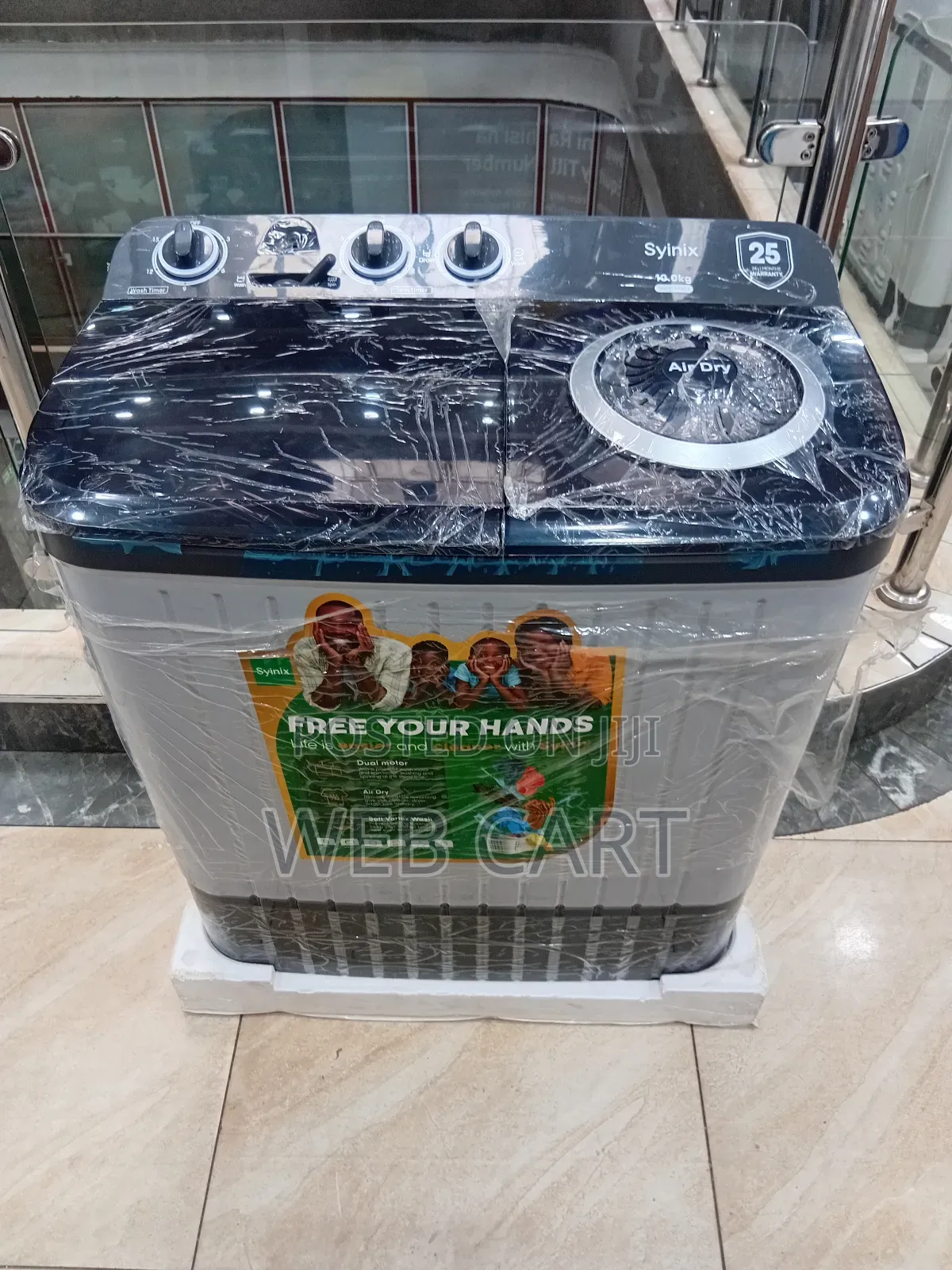 10kg Syinix Twin Tub Washing Machine-Brand New