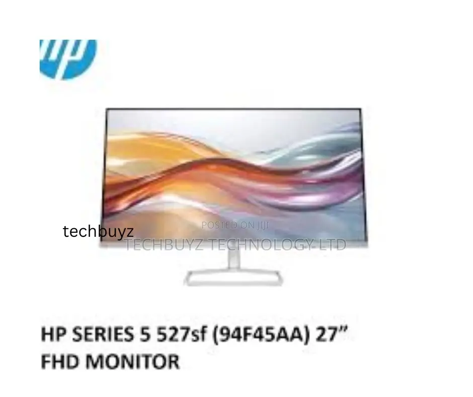 Hp 527sf Series 5 27" FHD 1920x1080 Ips Monitor, 100hz