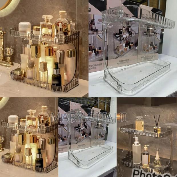 *Double Layer Vanity Stand*