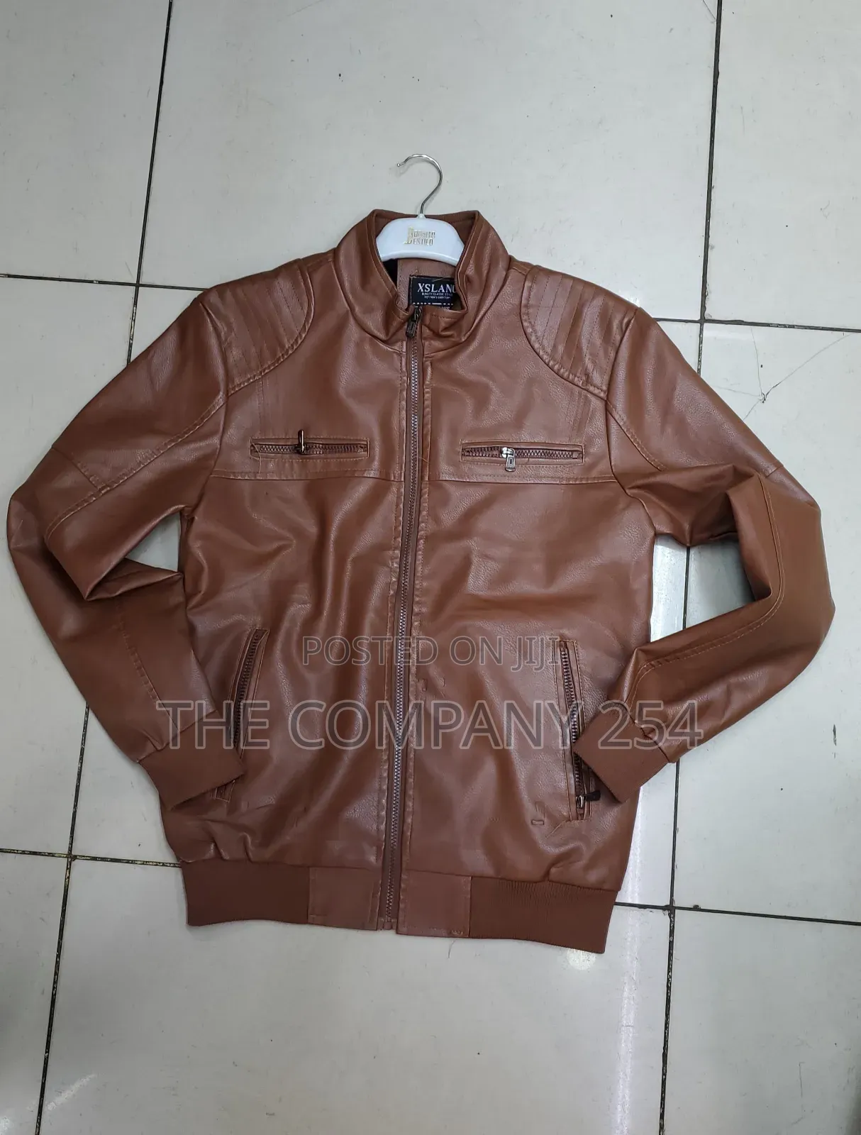 Quality Official Business Leather Plain Jacket in Stock